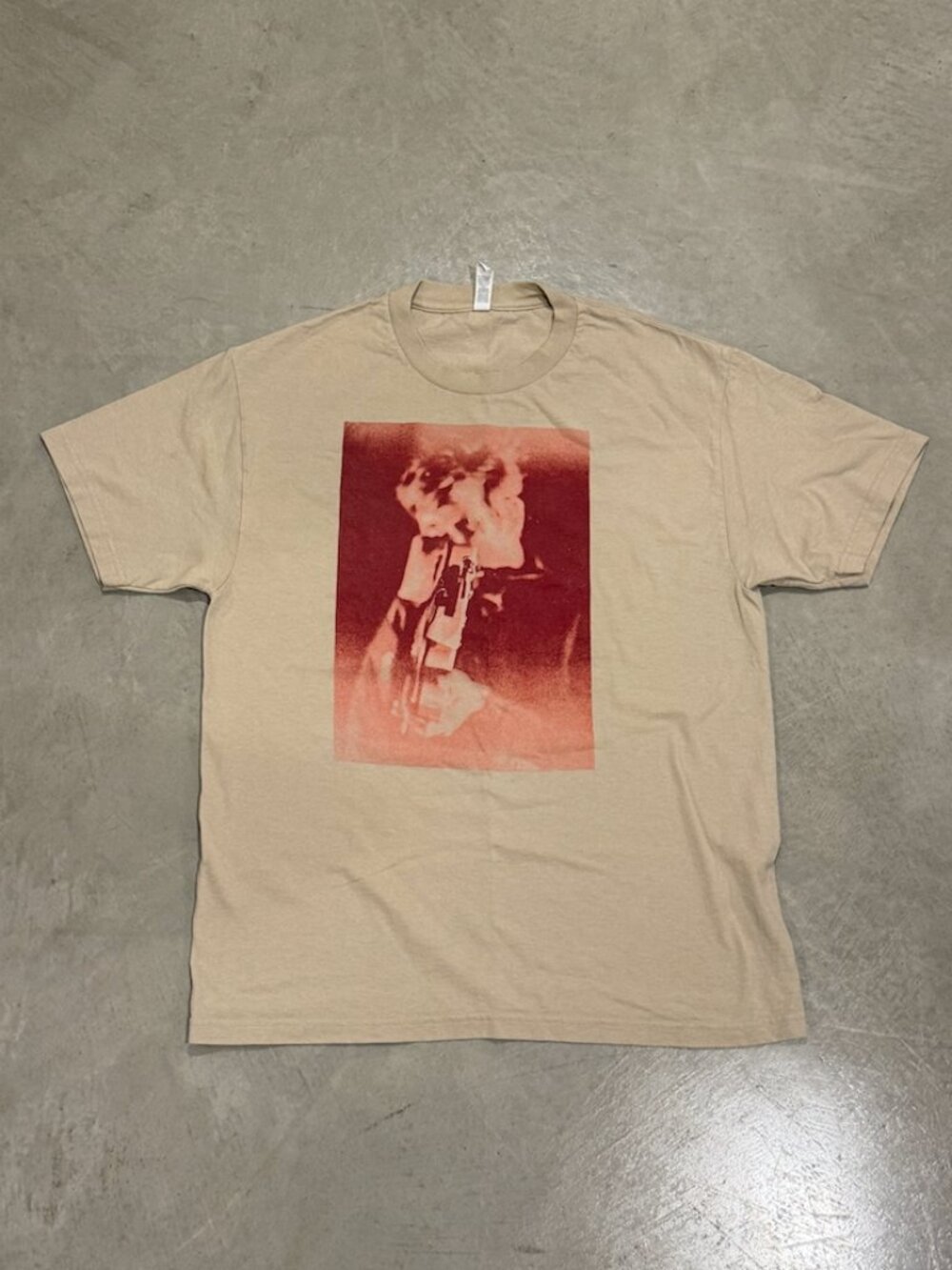 Spoon "Gun Guitar" Concert Tee | Lucifer on the Sofa Tour | Never Worn | Size L
